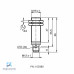 SENSOR IND.CIL.DIAM.18MM Sn:8MM FAC.ALIM.10-30VDC PNP NA M12 NBB8-18GM50-E2-V1 PN:326161-0087 PEPPERL