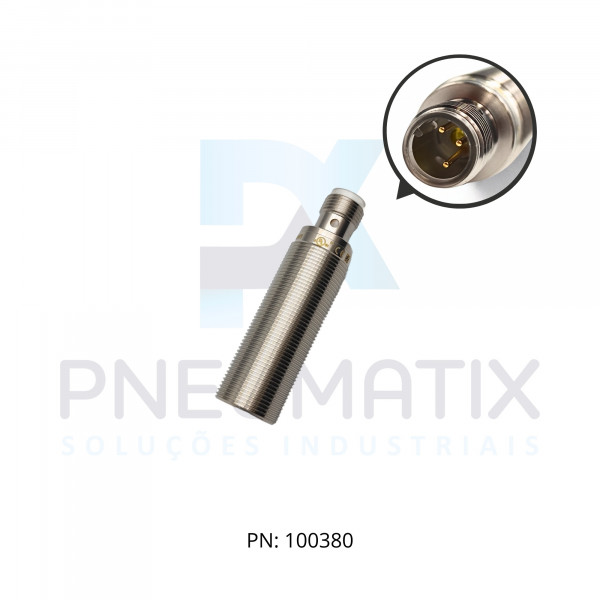 SENSOR IND.CIL.DIAM.18MM Sn:8MM FAC.ALIM.10-30VDC PNP NA M12 NBB8-18GM50-E2-V1 PN:326161-0087 PEPPERL