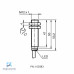 SENSOR IND.CIL.DIAM.12MM Sn:4MM FAC.ALIM.10-30VDC NPN NA CABO 2MTS NBB4-12GM50-E0 PN:326161-0003 PEPPERL
