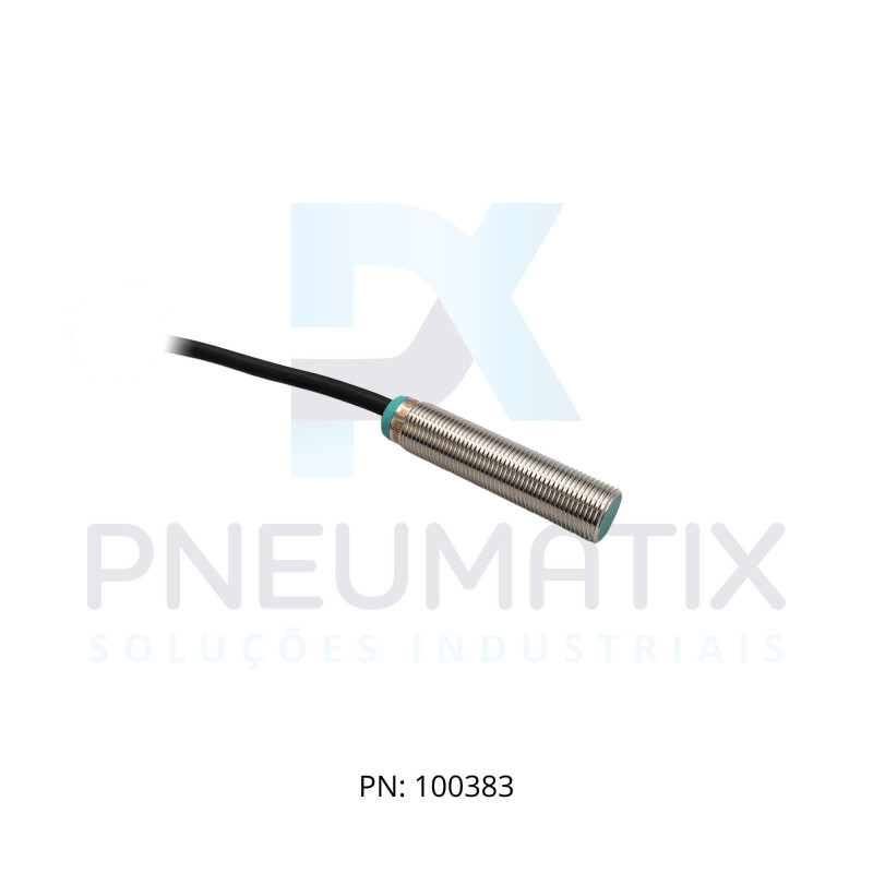 SENSOR IND.CIL.DIAM.12MM Sn:4MM FAC.ALIM.10-30VDC NPN NA CABO 2MTS NBB4-12GM50-E0 PN:326161-0003 PEPPERL