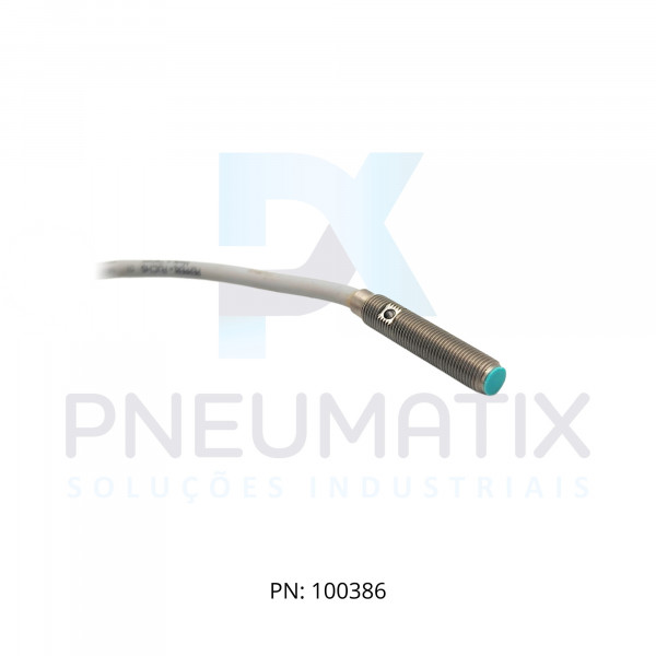 SENSOR IND.CIL.DIAM.5MM Sn:1,5MM FAC.ALIM.10-30VDC NPN NA CABO 2MTS NBB1,5-5GM25-E0 PN:202164 PEPPERL