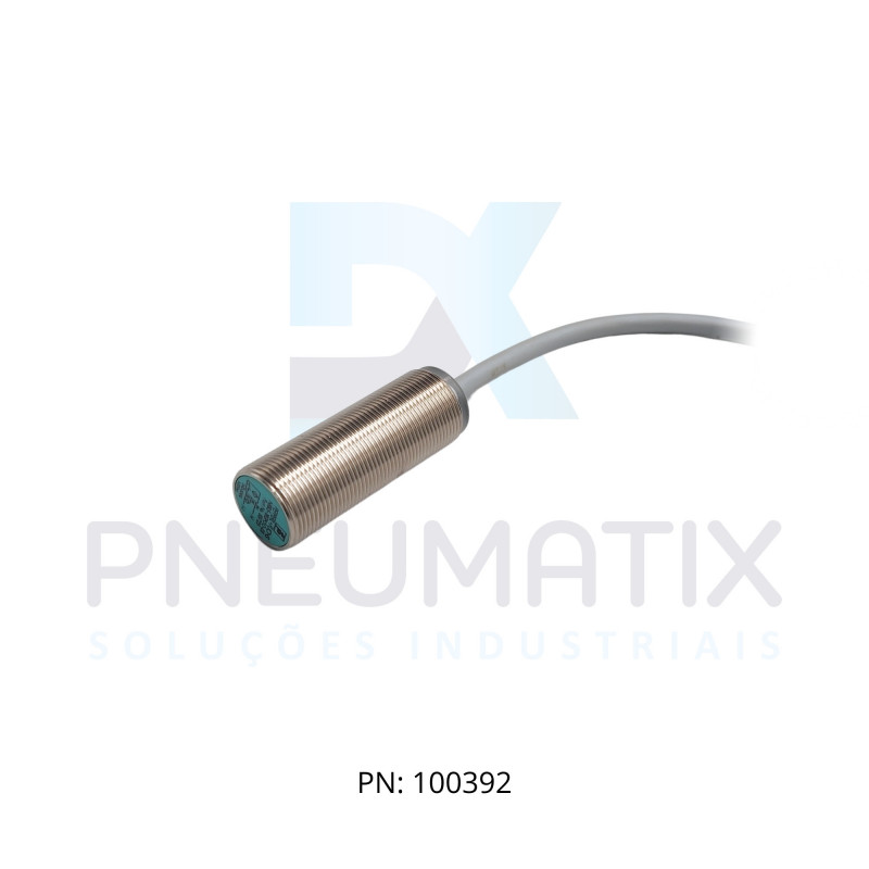 SENSOR IND.CIL.DIAM.18MM Sn:5MM FAC.ALIM.10-30VDC PNP NF CABO 2MTS NBB5-18GM50-E3 PN:326161-0110 PEPPERL