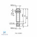 SENSOR IND.CIL.DIAM.12MM Sn:4MM FAC.ALIM.10-30VDC PNP NF M12 NBB4-12GM50-E3-V1 PN:326161-0005 PEPPERL