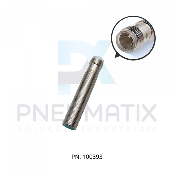 SENSOR IND.CIL.DIAM.12MM Sn:4MM FAC.ALIM.10-30VDC PNP NF M12 NBB4-12GM50-E3-V1 PN:326161-0005 PEPPERL