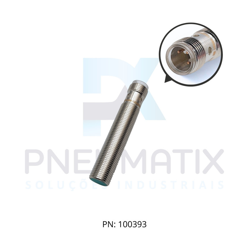 SENSOR IND.CIL.DIAM.12MM Sn:4MM FAC.ALIM.10-30VDC PNP NF M12 NBB4-12GM50-E3-V1 PN:326161-0005 PEPPERL