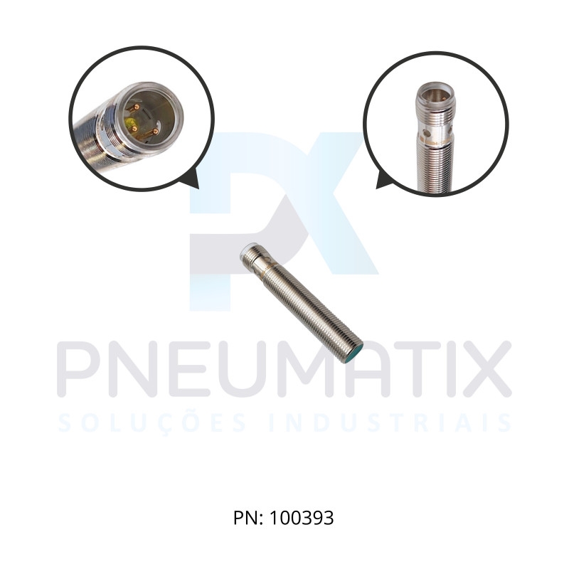 SENSOR IND.CIL.DIAM.12MM Sn:4MM FAC.ALIM.10-30VDC PNP NF M12 NBB4-12GM50-E3-V1 PN:326161-0005 PEPPERL SENSOR IND.CIL.DIAM.12MM Sn:4MM FAC.ALIM.10-30VDC PNP NF M12 NBB4-12GM50-E3-V1 PN:326161-0005 PEPPERL