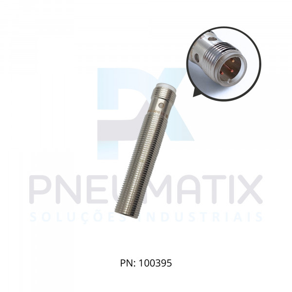 SENSOR IND.CIL.DIAM.12MM Sn:4MM FAC.ALIM.10-30VDC NPN NA/NF M12 NBB4-12GM50-A0-V1 PN:326161-0010 PEPPERL
