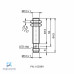 SENSOR IND.CIL.DIAM.12MM Sn:4MM FAC.ALIM.10-30VDC PNP NA/NF M12 NBB4-12GM50-A2-V1 PN:326161-0007 PEPPERL