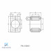 SUPORTE PLASTICO DE FIXACAO DE SENSOR DE 30MM BF 30 PN:000051 PEPPERL