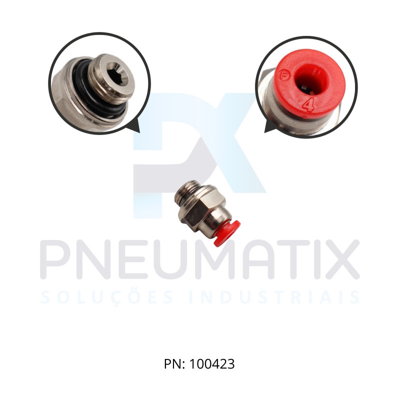 CONEXAO RETA MACHO PLASTICA 04MM X R.1/8 BSPP C02250418 NORGREN CONEXAO RETA MACHO PLASTICA 04MM X R.1/8 BSPP C02250418 NORGREN