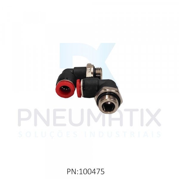 CONEXAO COTOVELO MACHO PLASTICA 08MM X R.1/4 BSPP C02470828 NORGREN