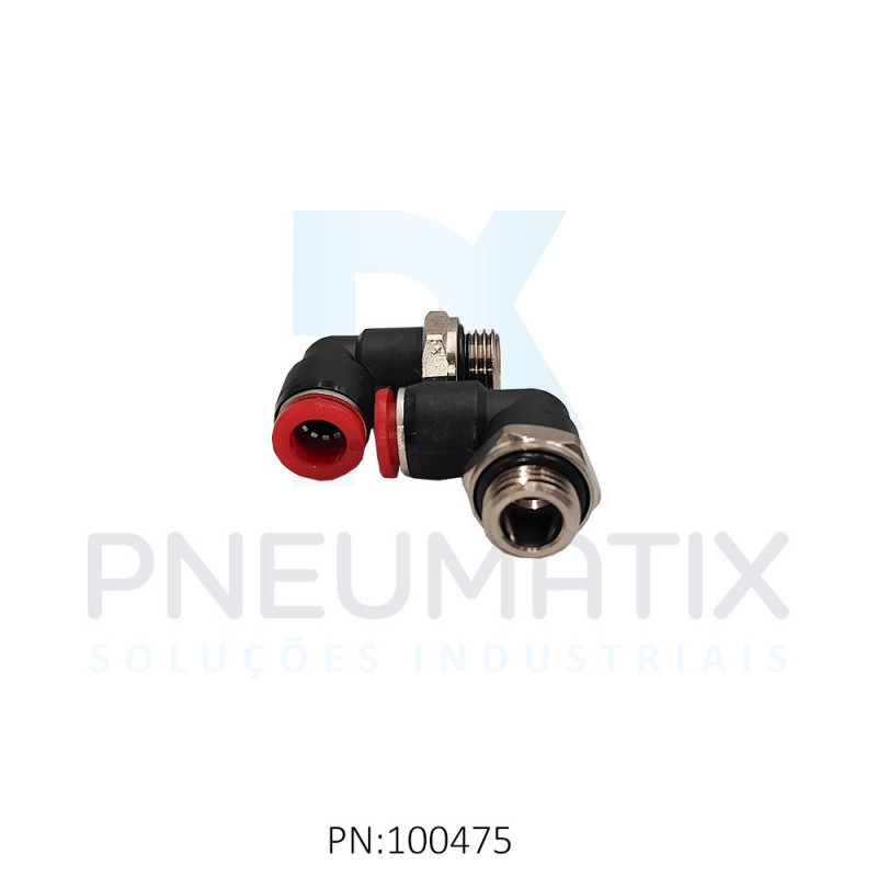 CONEXAO COTOVELO MACHO PLASTICA 08MM X R.1/4 BSPP C02470828 NORGREN