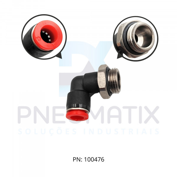 CONEXAO COTOVELO MACHO PLASTICA 08MM X R.3/8 BSPP C02470838 NORGREN CONEXAO COTOVELO MACHO PLASTICA 08MM X R.3/8 BSPP C02470838 NORGREN