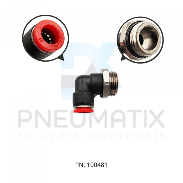 CONEXAO COTOVELO MACHO PLASTICA 10MM X R.1/2 BSPP C02471048 NORGREN