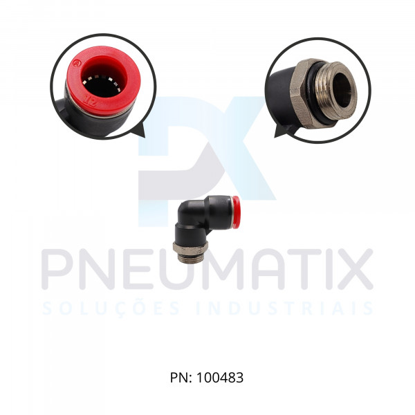 CONEXAO COTOVELO MACHO PLASTICA 12MM X R.3/8 BSPP C02471238 NORGREN CONEXAO COTOVELO MACHO PLASTICA 12MM X R.3/8 BSPP C02471238 NORGREN