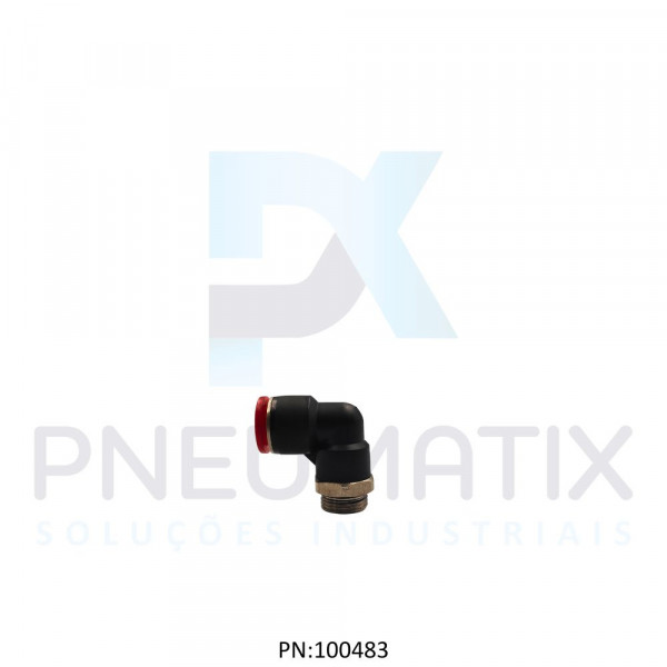 CONEXAO COTOVELO MACHO PLASTICA 12MM X R.3/8 BSPP C02471238 NORGREN