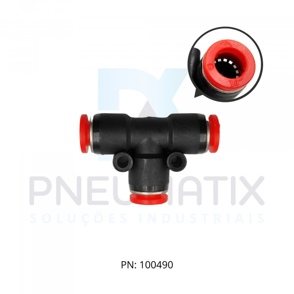 CONEXAO UNIAO T PLASTICA 10MM C00601000 NORGREN