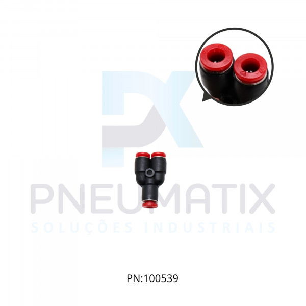 CONEXAO UNIAO Y PLASTICA 06MM C00820600 NORGREN