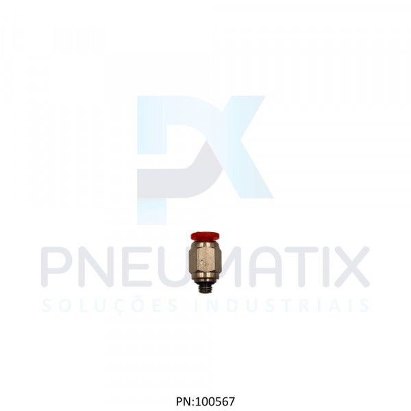CONEXAO RETA MACHO PLASTICA 04MM X R.M5 C02250405 NORGREN