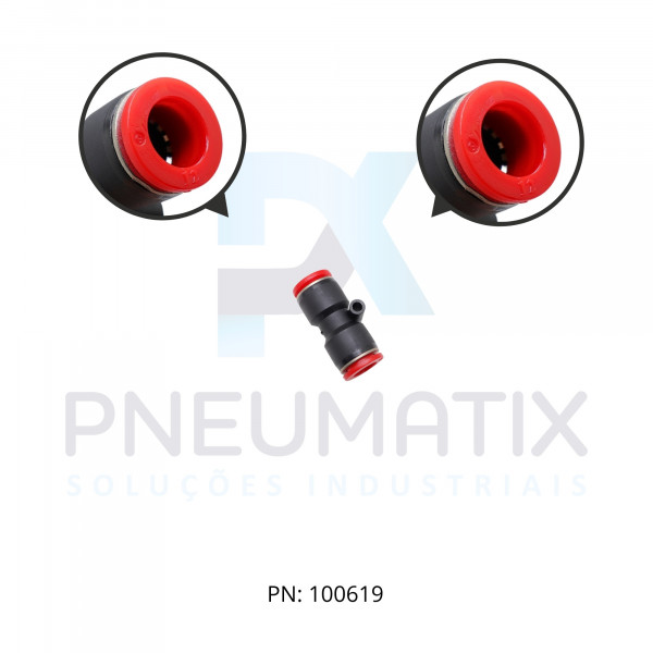 CONEXAO UNIAO RETA PLASTICA 12MM C00201200 NORGREN CONEXAO UNIAO RETA PLASTICA 12MM C00201200 NORGREN