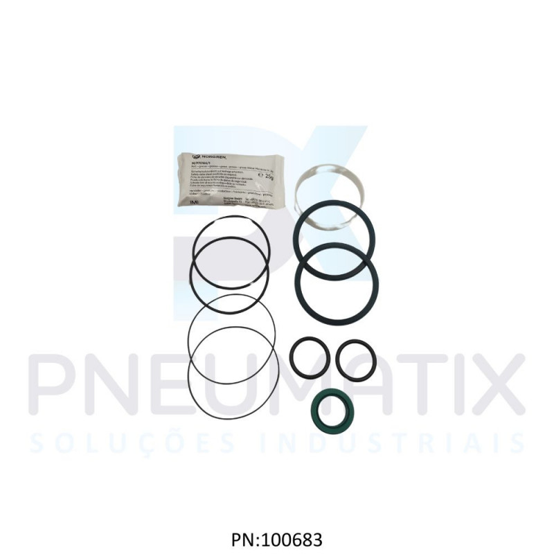 KIT REPARO P/CILINDRO ISO 80MM QA/8080/00 NORGREN