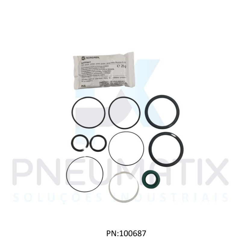 KIT REPARO P/CILINDRO ISO 63MM QA/8063/00 NORGREN