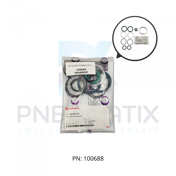 KIT REPARO P/CILINDRO ISO 50MM QA/8050/00 NORGREN