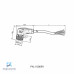 CABO C/CONECTOR 10MTS FEMEA ANGULAR M12 4 POLOS COR CINZA PVC V1-W-10M-PVC PN:033486 PEPPERL