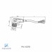 CABO C/CONECTOR 5MTS FEMEA ANGULAR M12 4 POLOS COR CINZA PVC V1-W-5M-PVC PN:032798 PEPPERL