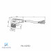 CABO C/CONECTOR 2MTS FEMEA ANGULAR M12 4 POLOS COR CINZA PVC V1-W-2M-PVC PN:032797 PEPPERL