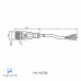 CABO C/CONECTOR 10MTS FEMEA RETO M12 4 POLOS COR CINZA PVC V1-G-10M-PVC PN:035074 PEPPERL