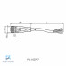 CABO C/CONECTOR 5MTS FEMEA RETO M12 4 POLOS COR CINZA PVC V1-G-5M-PVC PN:035073 PEPPERL
