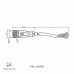 CABO C/CONECTOR 2MTS FEMEA RETO M12 4 POLOS COR CINZA PVC V1-G-2M-PVC PN:035071 PEPPERL