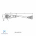 CABO C/CONECTOR 5MTS FEMEA RETO M12 5 POLOS COR CINZA PVC V15-G-5M-PVC PN:109478 PEPPERL