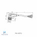 CABO C/CONECTOR 2MTS FEMEA ANGULAR M12 5 POLOS COR CINZA PUR V15-W-2M-PUR PN:021972 PEPPERL