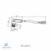 CABO C/CONECTOR 5MTS FEMEA ANGULAR M8 3 POLOS COR PRETO PUR V3-WM-BK5M-PUR-U PN:234128 PEPPERL