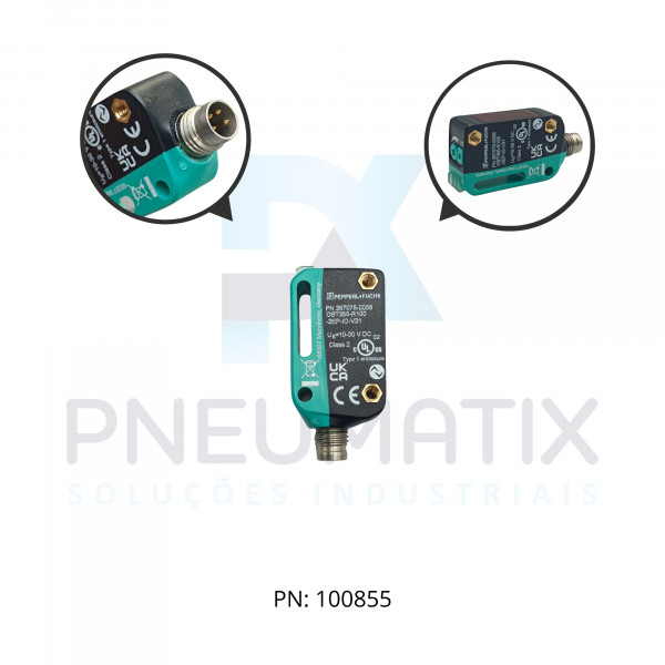 SENSOR FOTOEL.RETAN.Sn:350MM TP.DIFUSO ALIM10-30VDC PNP/NPN IO-LINK M8 OBT350-R100-2EP-IO-V31 PN:267075-0058 PEPPERL SENSOR FOTOEL.RETAN.Sn:350MM TP.DIFUSO ALIM10-30VDC PNP/NPN IO-LINK M8 OBT350-R100-2EP-IO-V31 PN:267075-0058 PEPPERL