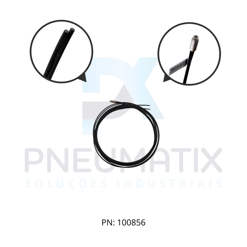 SENSOR FIBRA OTICA DIFUSA Sn:85MM R.M6 CABO 2MTS KLR-C16-2,2-2,0-K71 PN:805825 PEPPERL