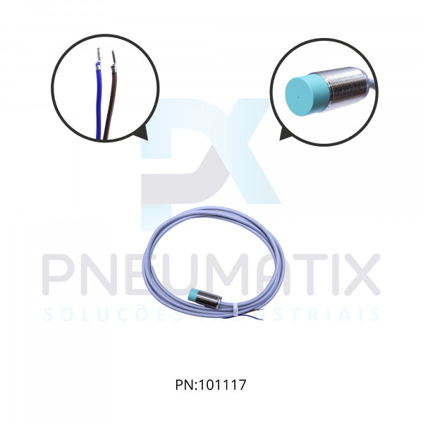 SENSOR IND.CIL.DIAM.18MM Sn:8MM N.FAC.ALIM.5-60VDC 2 FIOS NA CABO 2MTS NBN8-18GM40-Z0 PN:088204 PEPPERL SENSOR IND.CIL.DIAM.18MM Sn:8MM N.FAC.ALIM.5-60VDC 2 FIOS NA CABO 2MTS NBN8-18GM40-Z0 PN:088204 PEPPERL