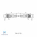 CABO C/CONECTOR 5MTS FEMEA RETO M12 4 POLOS COR CINZA PVC V1-G-5M-PVC-V1-G PN:114701 PEPPERL