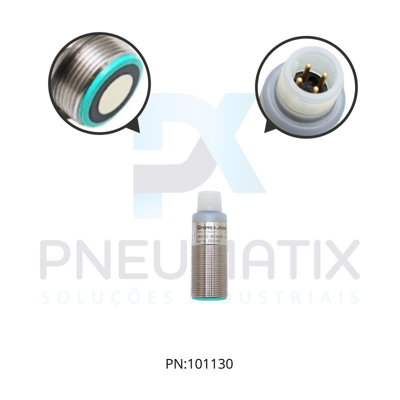 SENSOR ULTRASSONICO CIL.DIAM.18MM Sn:800MM ALIM.10-30VDC OUTPUT 4-20mA M12 UB800-18GM40-I-V1 PN:205340 PEPPERL SENSOR ULTRASSONICO CIL.DIAM.18MM Sn:800MM ALIM.10-30VDC OUTPUT 4-20mA M12 UB800-18GM40-I-V1 PN:205340 PEPPERL