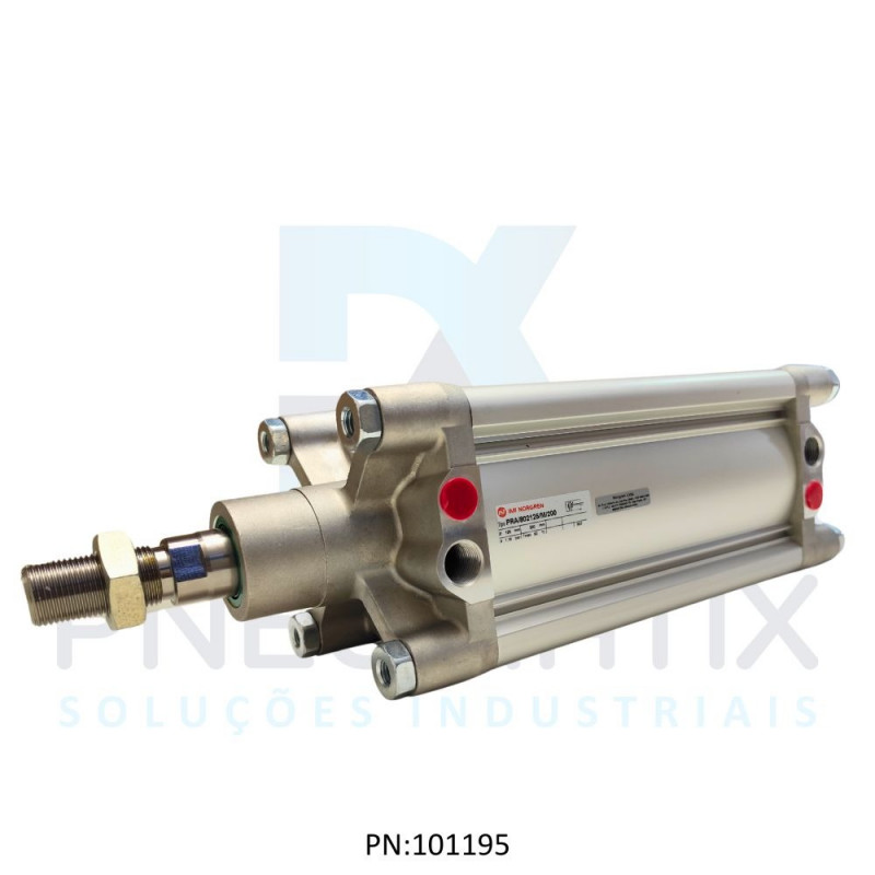 CILINDRO PNEUMATICO ISO PERFILADO D.A. DIAM. 125MM X CURSO 200MM PRA/802125/M/200 NORGREN