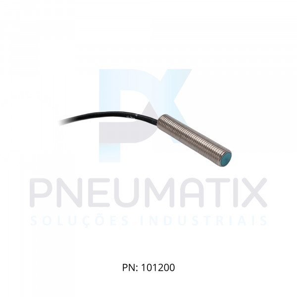 SENSOR IND.CIL.DIAM.8MM Sn:1,5MM FAC.ALIM.5-60VDC 2 FIOS NF CABO 2MTS NCB1,5-8GM40-Z1 PN:126098 PEPPERL