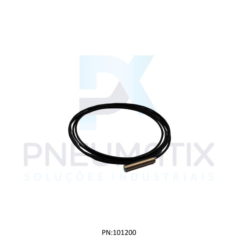 SENSOR IND.CIL.DIAM.8MM Sn:1,5MM FAC.ALIM.5-60VDC 2 FIOS NF CABO 2MTS NCB1,5-8GM40-Z1 PN:126098 PEPPERL