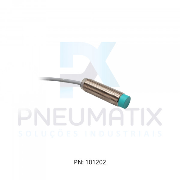 SENSOR IND.CIL.DIAM.12MM Sn:4MM N.FAC.ALIM.5-60VDC 2 FIOS NA CABO 2MTS NBN4-12GM40-Z0 PN:088194 PEPPERL