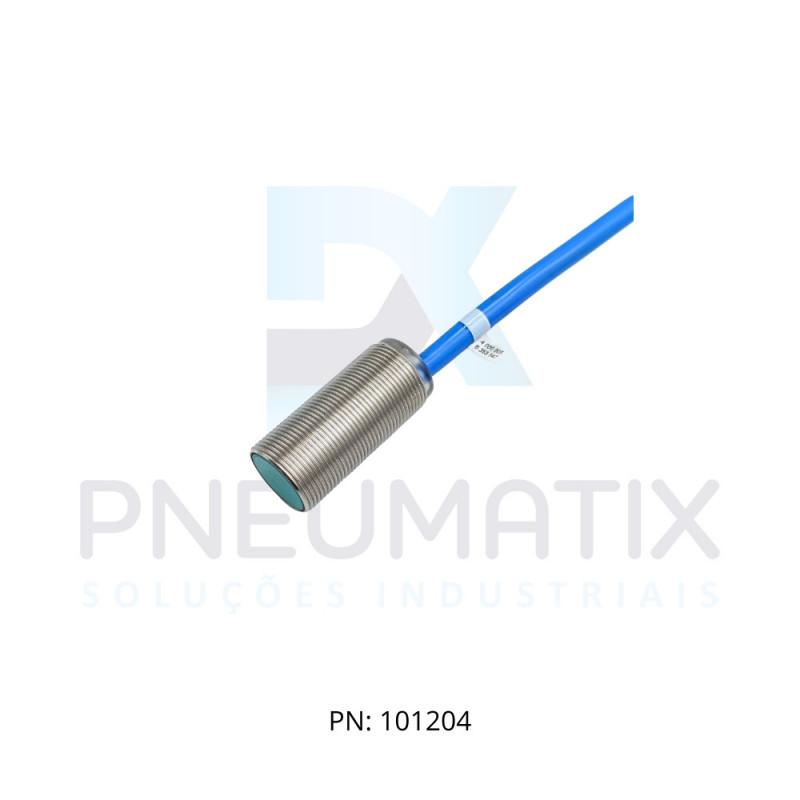SENSOR IND.CIL.DIAM.18MM Sn:5MM FAC.ALIM.10-30VDC NPN NA CABO 2MTS NCB5-18GM40-N0 PN:181108 PEPPERL