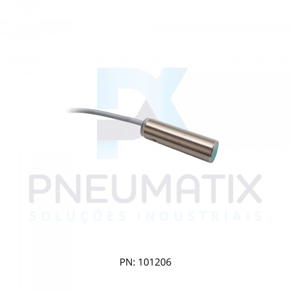 SENSOR IND.CIL.DIAM.18MM Sn:8MM FAC.ALIM.10-30VDC NPN NA/NF CABO 2MTS NBB8-18GM60-A0 PN:085526 PEPPERL