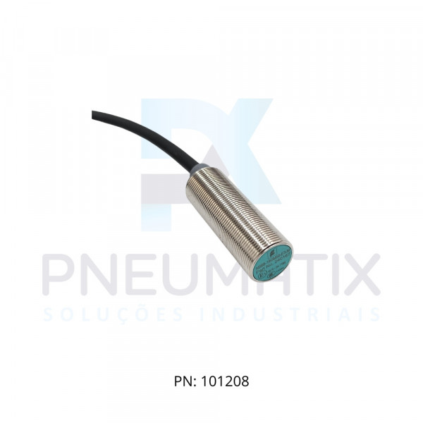 SENSOR IND.CIL.DIAM.18MM Sn:8MM FAC.ALIM.5-60VDC T.MAX.85OC IP69K PNP/NF CABO 2MTS NBB8-18GM50-E3-M PN:240167 PEPPERL
