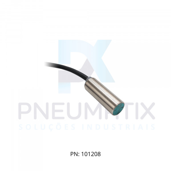 SENSOR IND.CIL.DIAM.18MM Sn:8MM FAC.ALIM.5-60VDC T.MAX.85OC IP69K PNP/NF CABO 2MTS NBB8-18GM50-E3-M PN:240167 PEPPERL