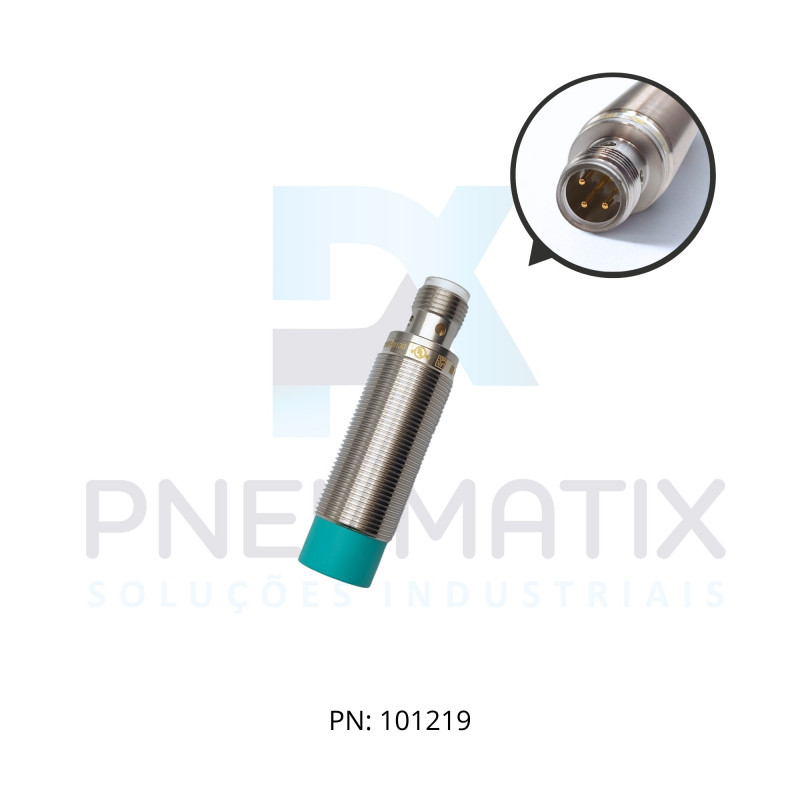 SENSOR IND.CIL.DIAM.18MM Sn:12MM N.FAC.ALIM.10-30VDC PNP NA M12 NBN12-18GM50-E2-V1 PN:326161-0130 PEPPERL SENSOR IND.CIL.DIAM.18MM Sn:12MM N.FAC.ALIM.10-30VDC PNP NA M12 NBN12-18GM50-E2-V1 PN:326161-0130 PEPPERL